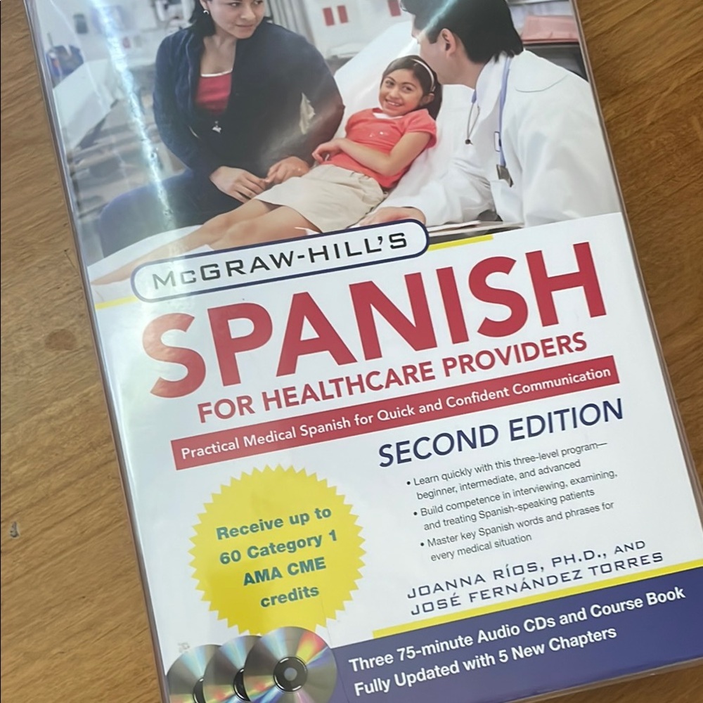 Spanish for Healthcare Providers Textbook and Study Resources with CDs